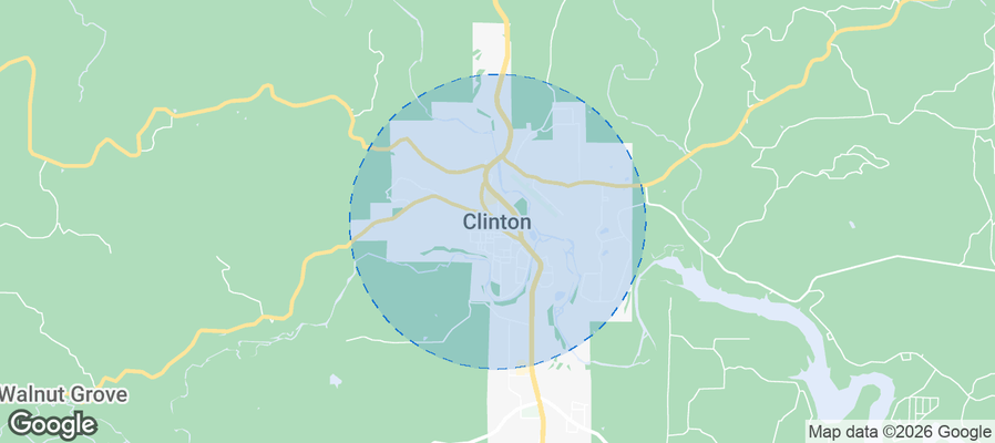 Clinton Airbnb map